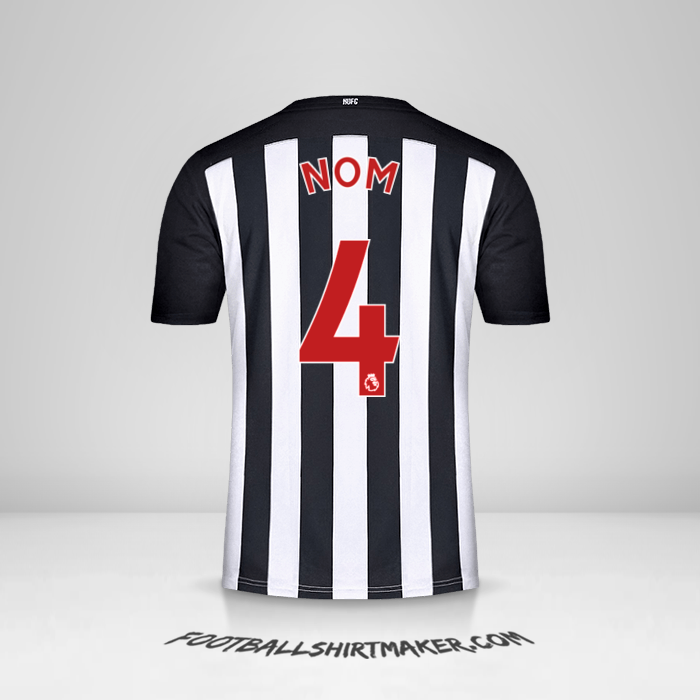 Maillot Newcastle United FC 2020/21 -  nom - 4
