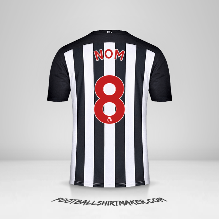 Maillot Newcastle United FC 2020/21 -  nom - 8