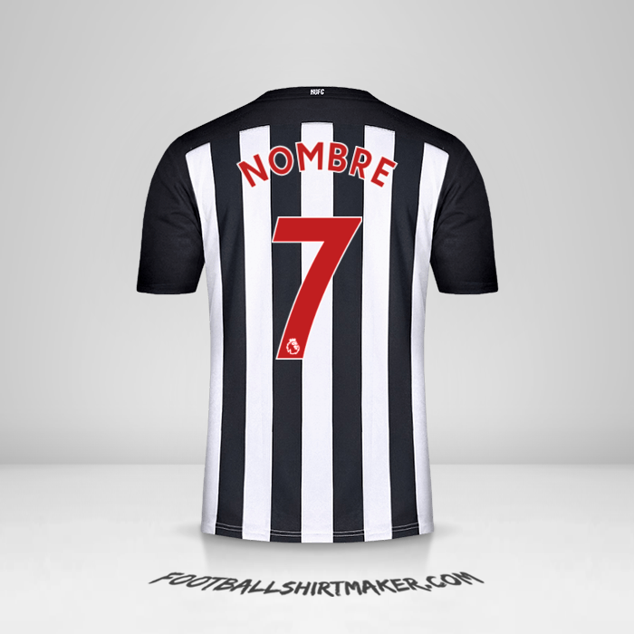 Camiseta Newcastle United FC 2020/21 -  nombre - 7
