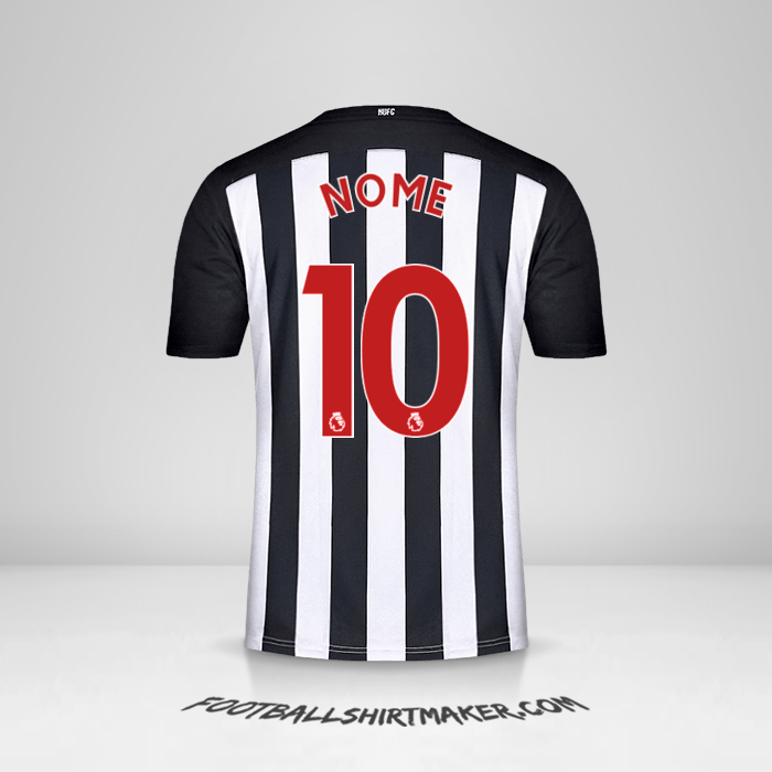 Maglia Newcastle United FC 2020/21 -  nome - 10