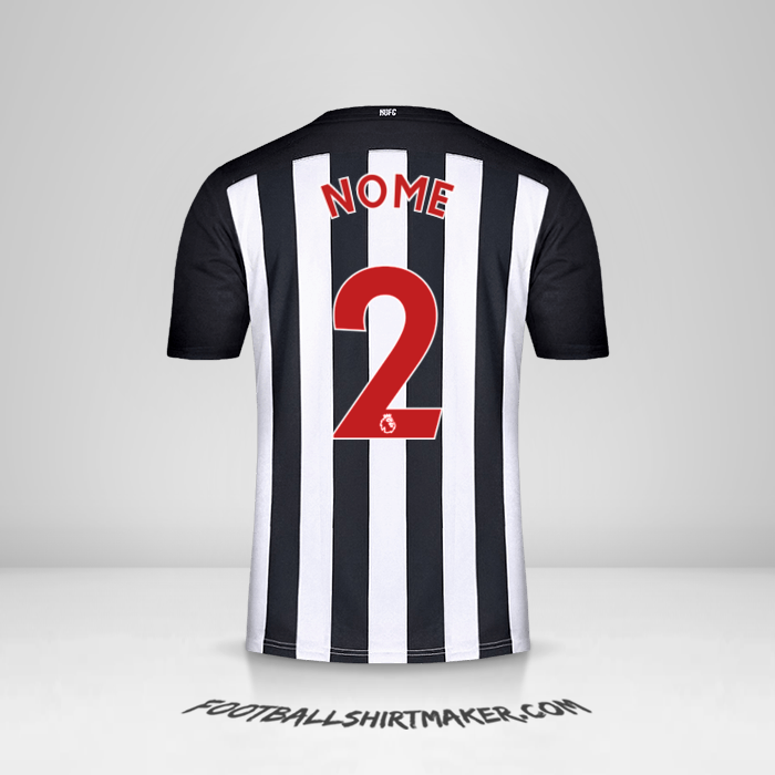 Maglia Newcastle United FC 2020/21 -  nome - 2