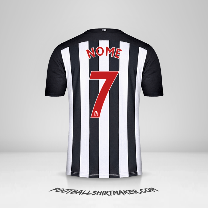 Camisa Newcastle United FC 2020/21 -  nome - 7
