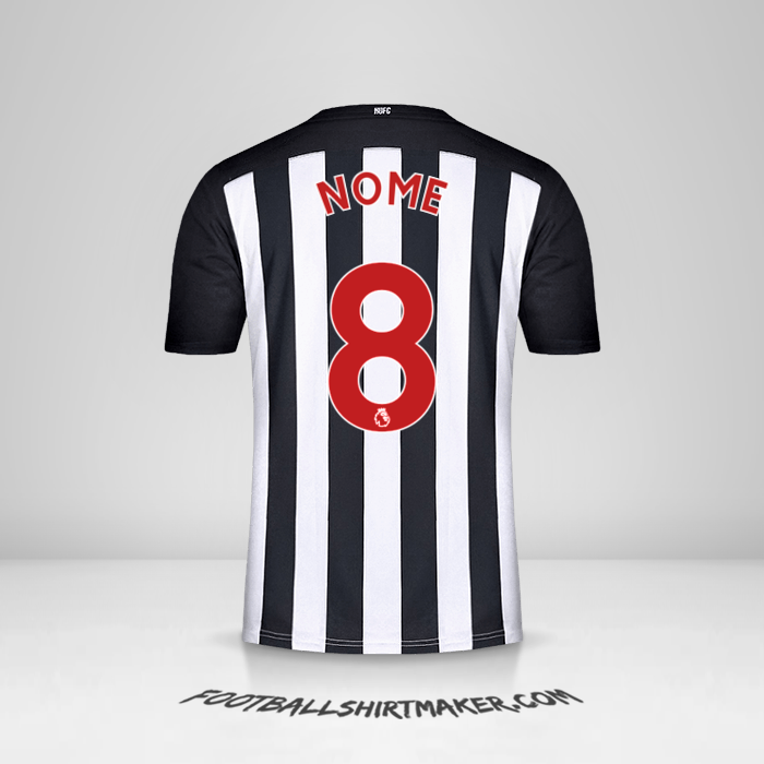 Camisa Newcastle United FC 2020/21 -  nome - 8
