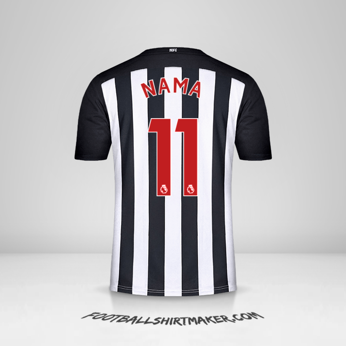 Jersey Newcastle United FC 2020/21 -  nama - 11