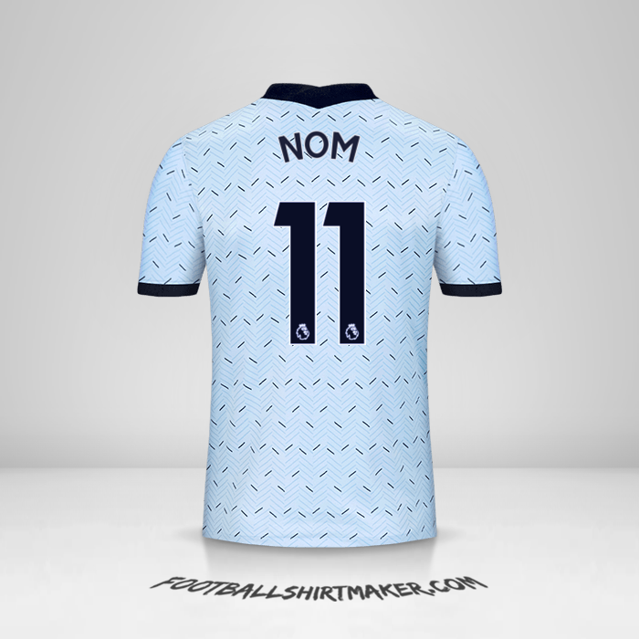 Maillot Chelsea 2020/21 Extérieur -  nom - 11