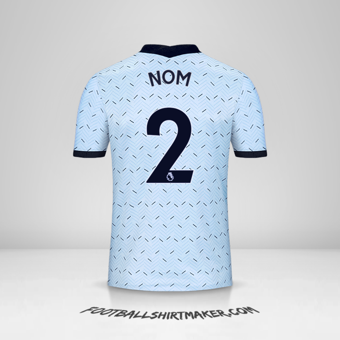 Maillot Chelsea 2020/21 Extérieur -  nom - 2