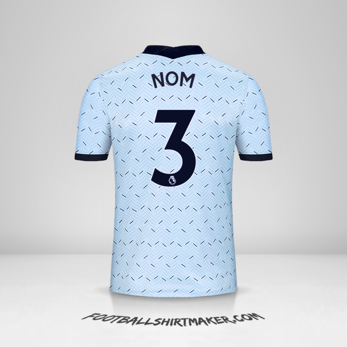 Maillot Chelsea 2020/21 Extérieur -  nom - 3