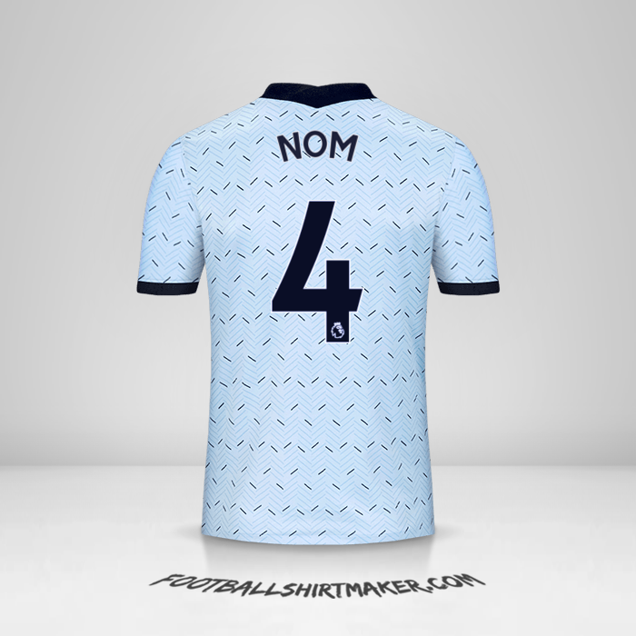 Maillot Chelsea 2020/21 Extérieur -  nom - 4
