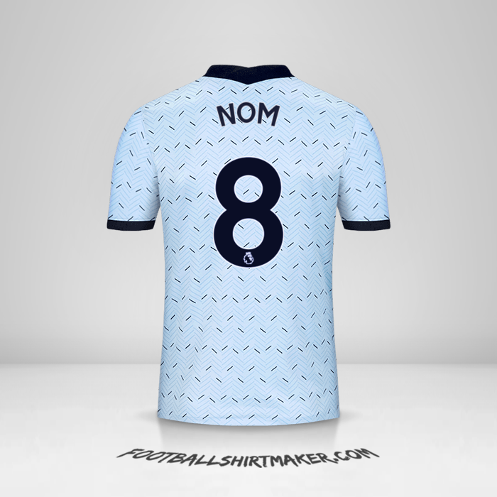 Maillot Chelsea 2020/21 Extérieur -  nom - 8