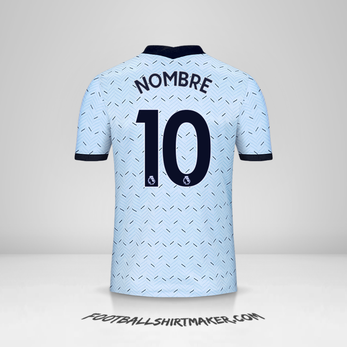 Jersey Chelsea 2020/21 Visita -  nombre - 10