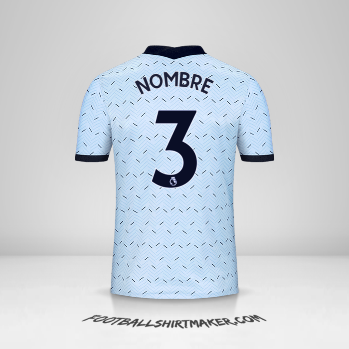 Camiseta Chelsea 2020/21 Visita -  nombre - 3