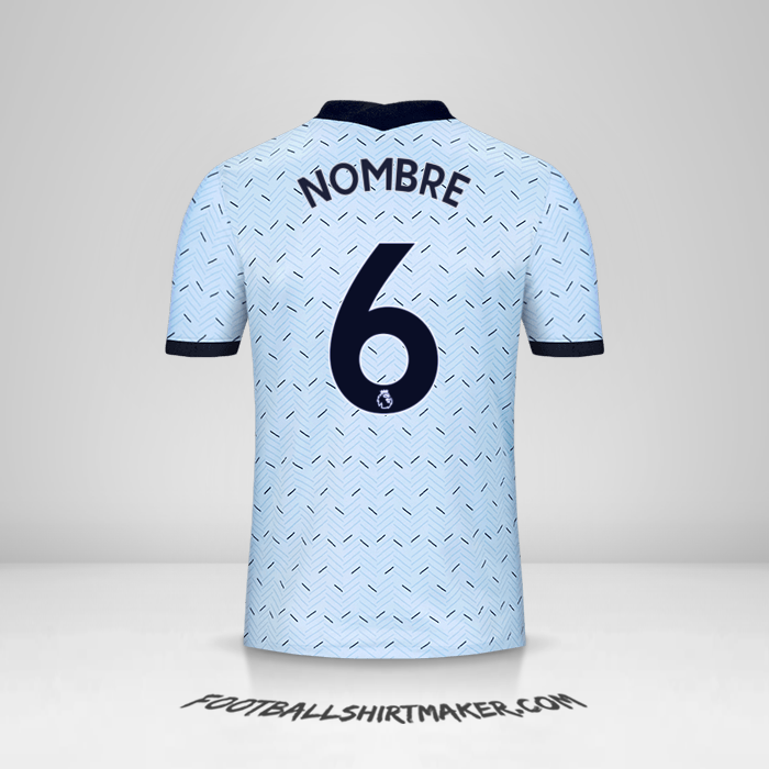 Jersey Chelsea 2020/21 Visita -  nombre - 6