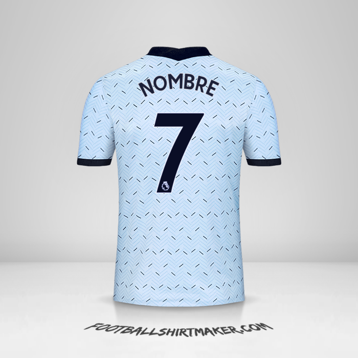 Jersey Chelsea 2020/21 Visita -  nombre - 7