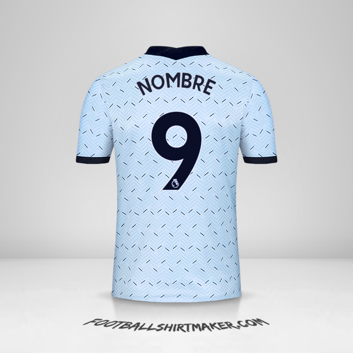 Jersey Chelsea 2020/21 Visita -  nombre - 9