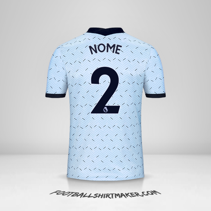 Maglia Chelsea 2020/21 Seconda -  nome - 2