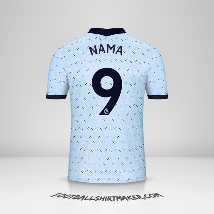 Jersey Chelsea 2020/21 Alternatif -  nama - 9