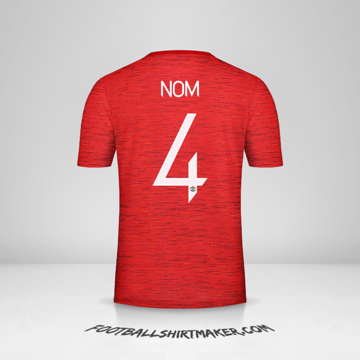 Maillot Manchester United Cup 2020/21 -  nom - 4