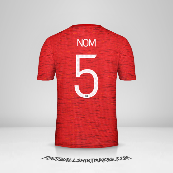 Maillot Manchester United Cup 2020/21 -  nom - 5