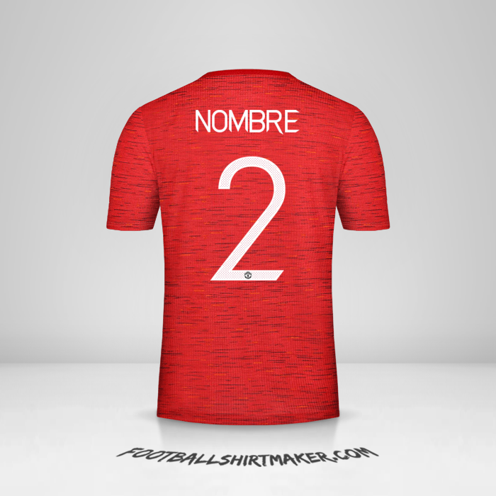 Jersey Manchester United Cup 2020/21 -  nombre - 2