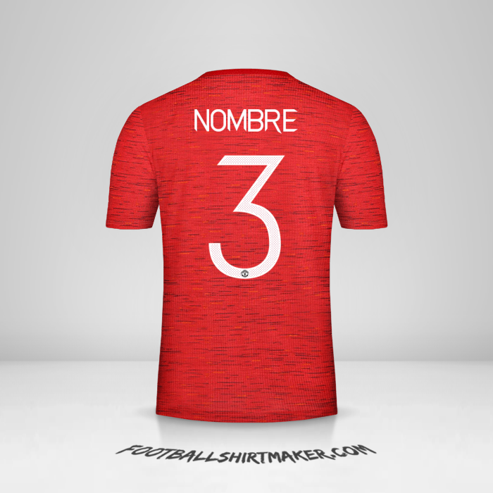 Jersey Manchester United Cup 2020/21 -  nombre - 3
