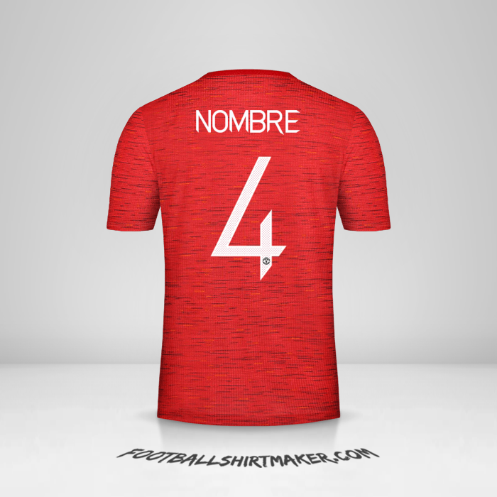 Jersey Manchester United Cup 2020/21 -  nombre - 4