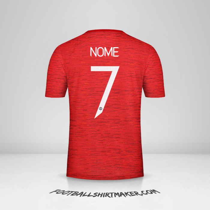 Camisola Manchester United Cup 2020/21 -  nome - 7
