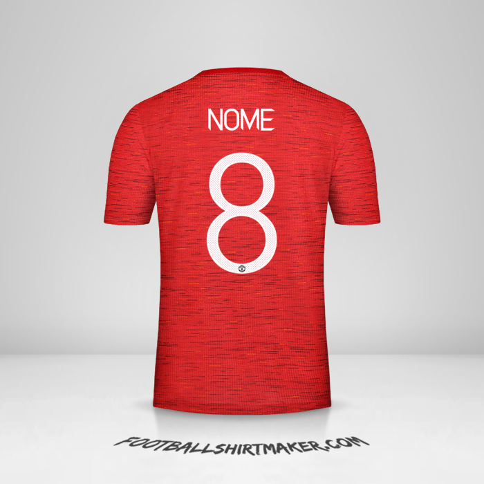 Camisola Manchester United Cup 2020/21 -  nome - 8