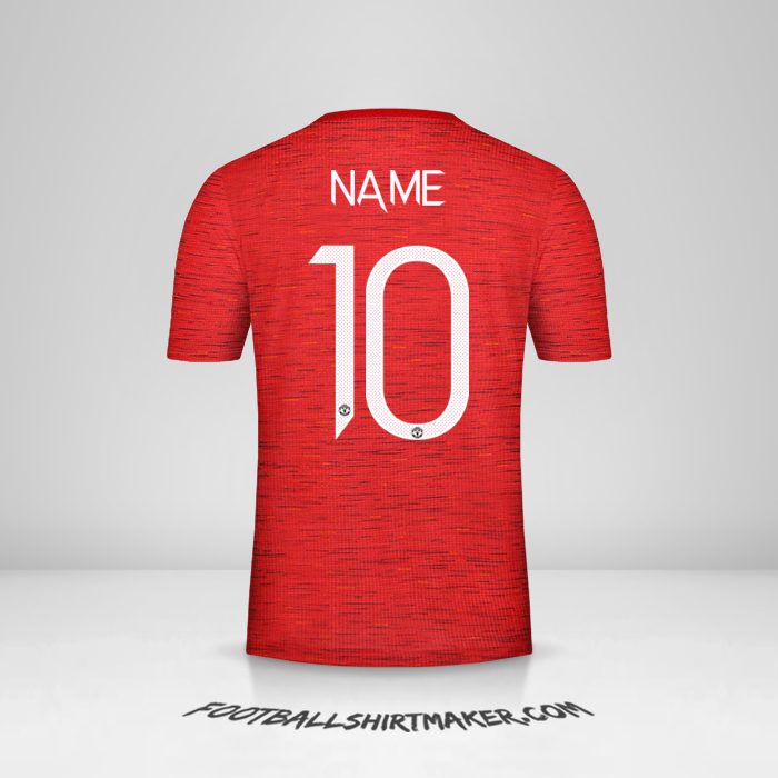 Shirt Manchester United Cup 2020/21 -  name - 10
