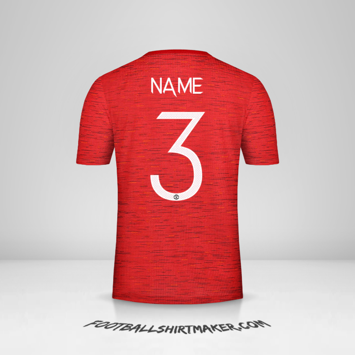 Trikot Manchester United Cup 2020/21 -  name - 3