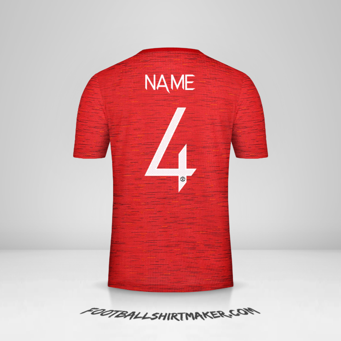 Trikot Manchester United Cup 2020/21 -  name - 4