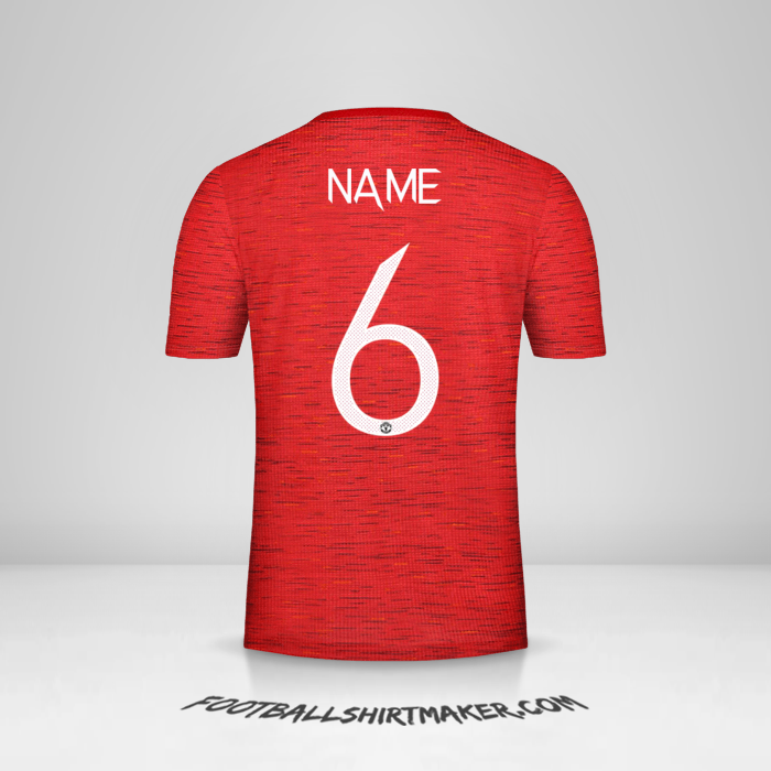 Trikot Manchester United Cup 2020/21 -  name - 6
