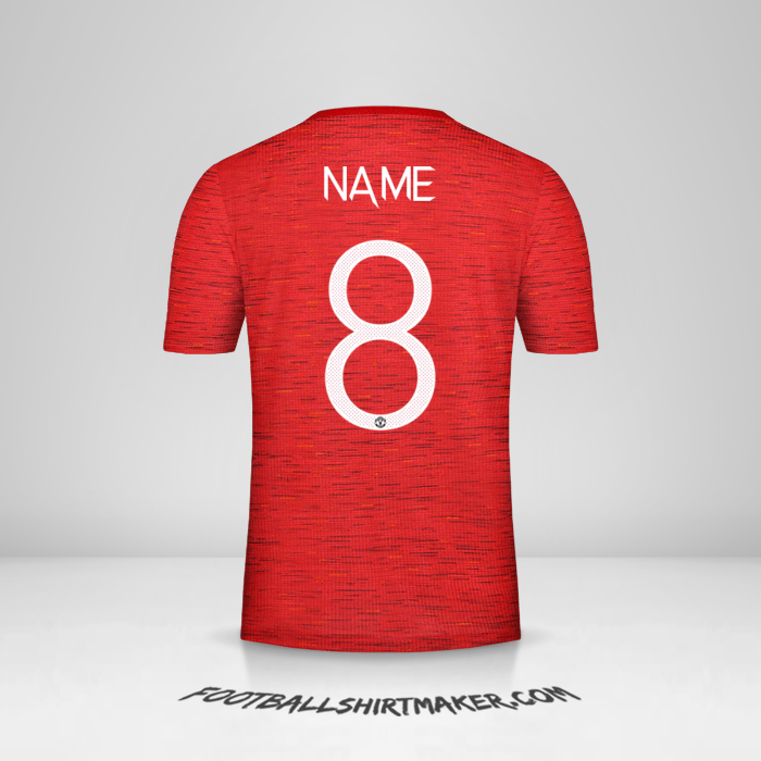 Trikot Manchester United Cup 2020/21 -  name - 8