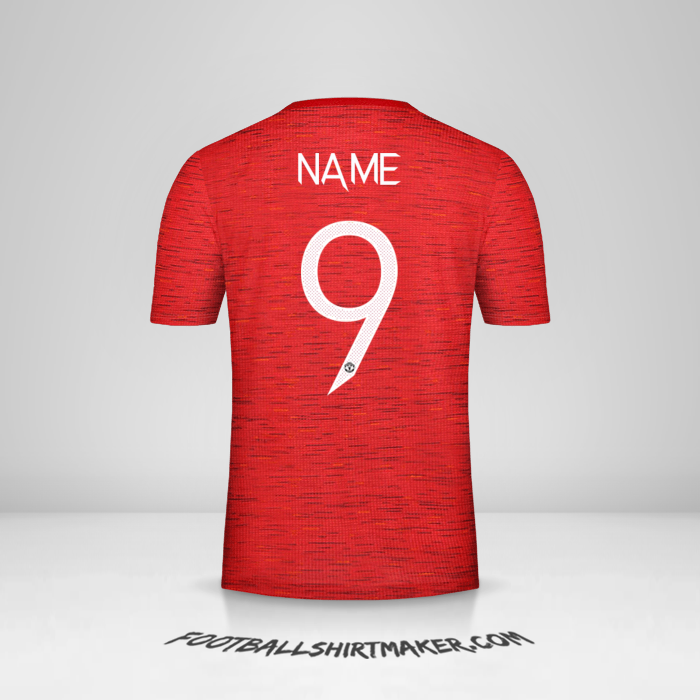 Jersey Manchester United Cup 2020/21 -  name - 9