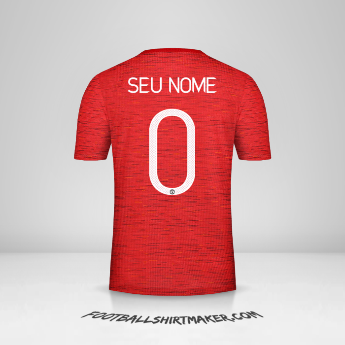 Camisa Manchester United Cup 2020/21 -  seu nome - 0