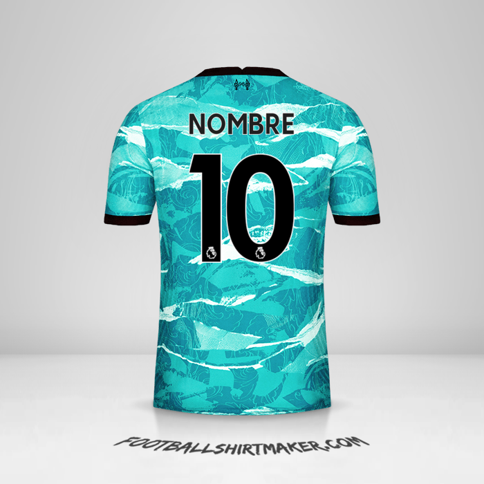 Camiseta Liverpool FC 2020/21 Visita -  nombre - 10