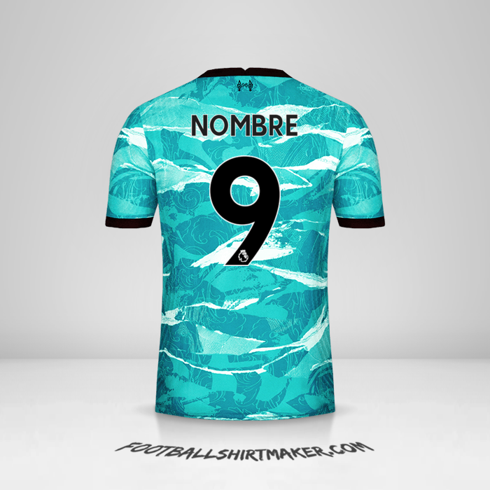 Camiseta Liverpool FC 2020/21 Visita -  nombre - 9