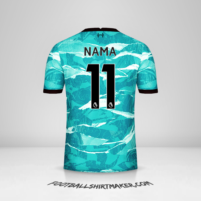Jersey Liverpool FC 2020/21 Alternatif -  nama - 11