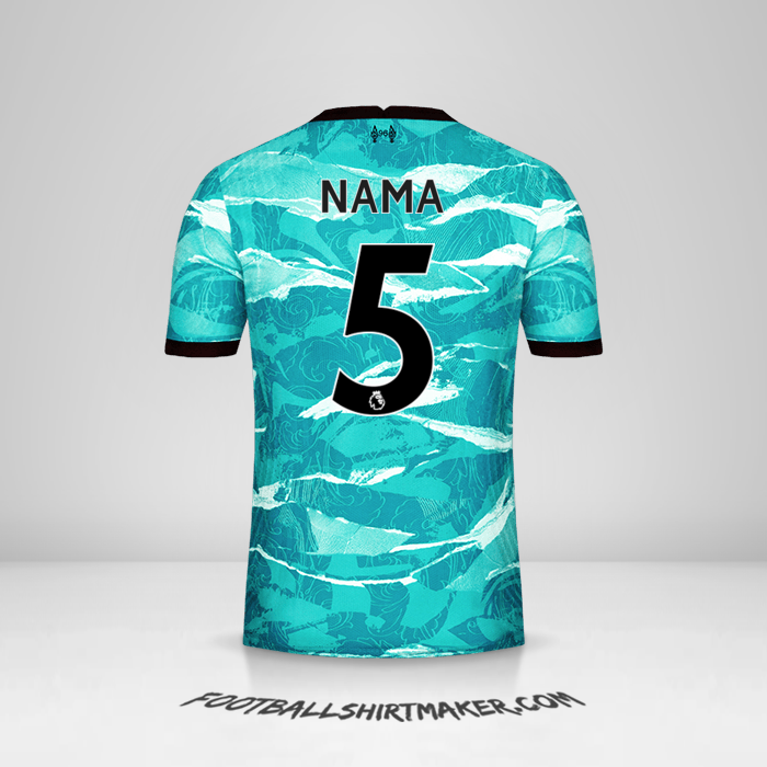 Jersey Liverpool FC 2020/21 Alternatif -  nama - 5