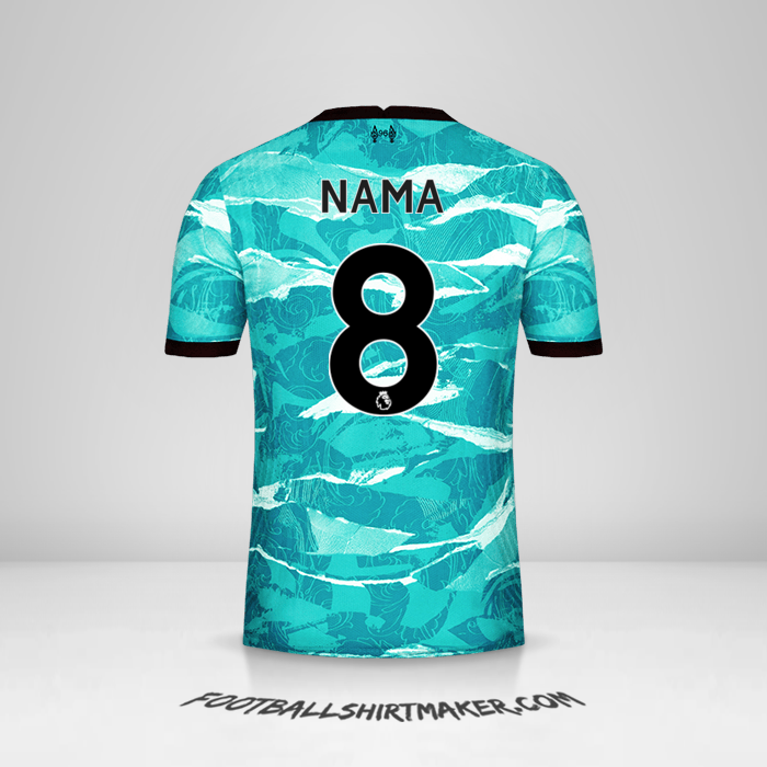 Jersey Liverpool FC 2020/21 Alternatif -  nama - 8