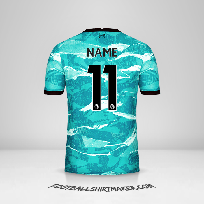 Shirt Liverpool FC 2020/21 Away -  name - 11