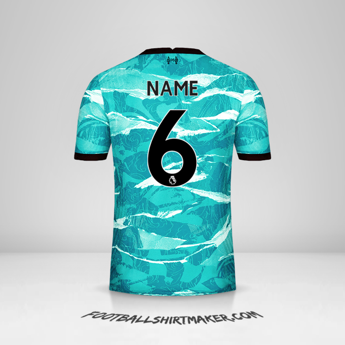 Trikot Liverpool FC 2020/21 Auswärts -  name - 6