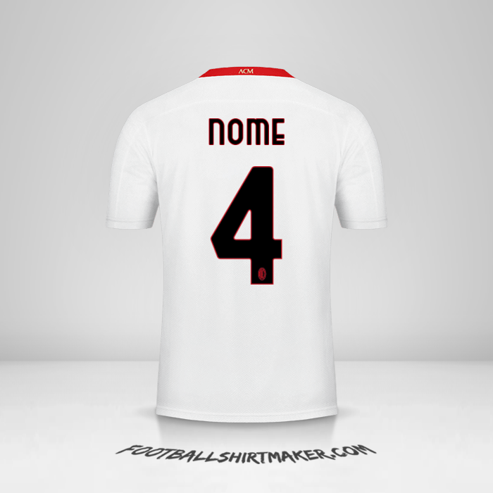 Maglia AC Milan 2020/21 Seconda -  nome - 4