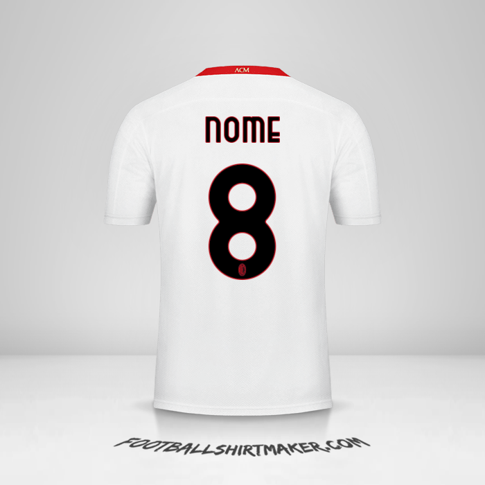 Camisa AC Milan 2020/21 Alternativa -  nome - 8
