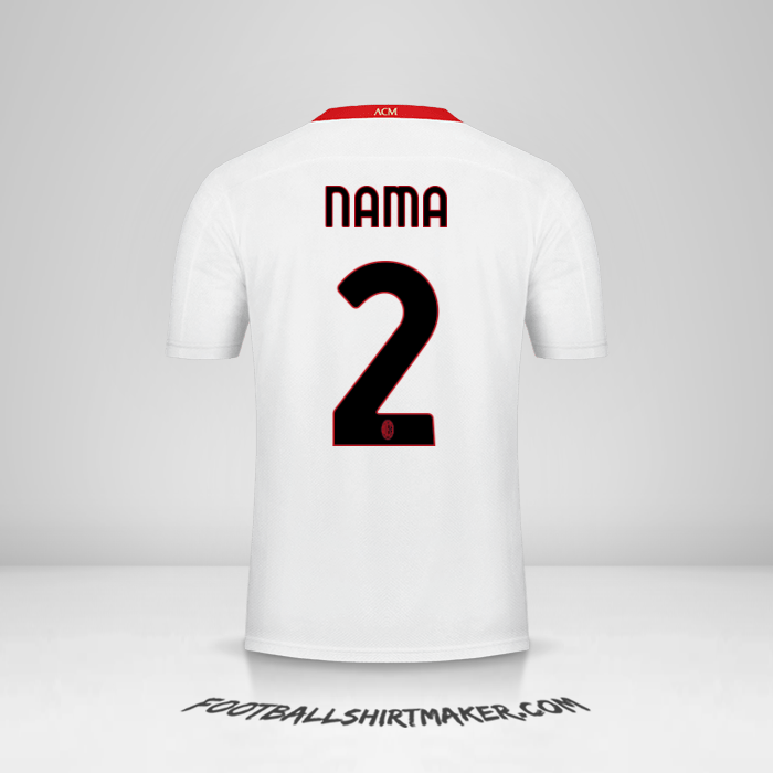 Jersey AC Milan 2020/21 Alternatif -  nama - 2