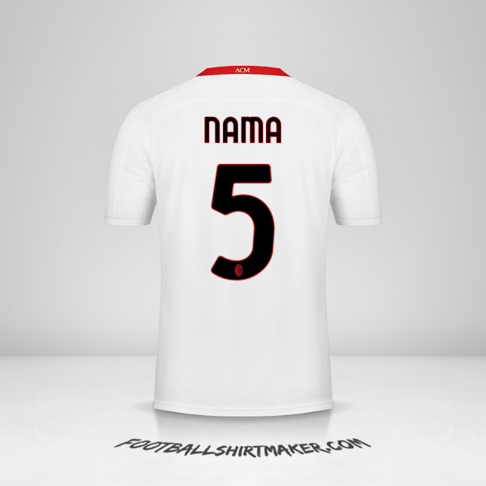 Jersey AC Milan 2020/21 Alternatif -  nama - 5