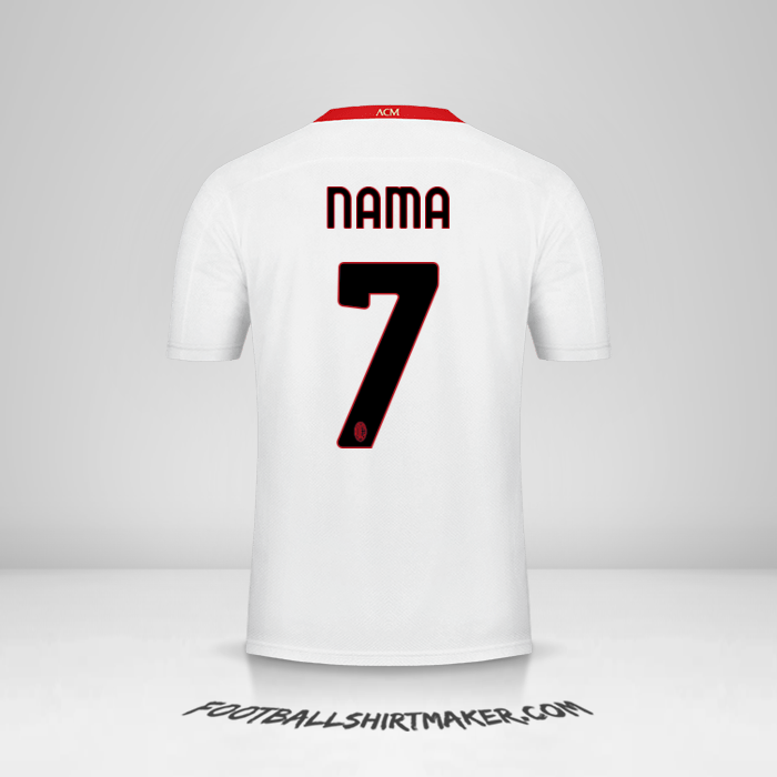 Jersey AC Milan 2020/21 Alternatif -  nama - 7