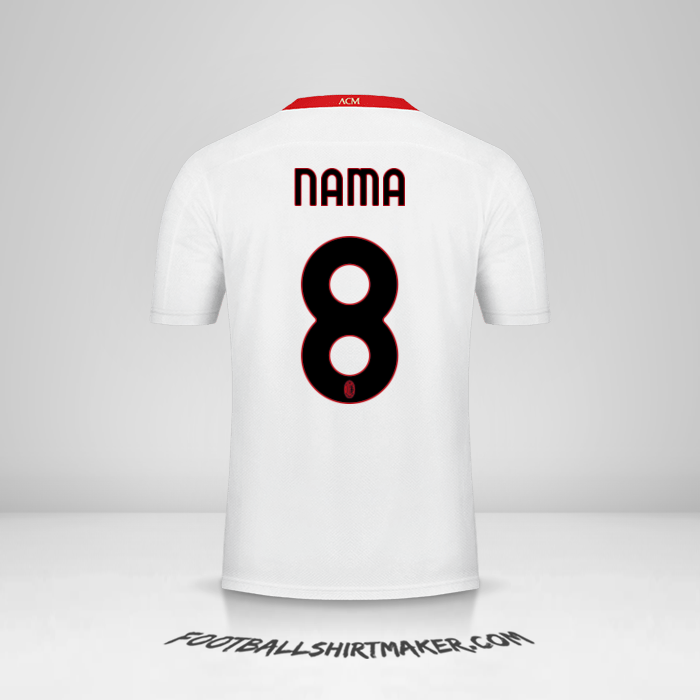 Jersey AC Milan 2020/21 Alternatif -  nama - 8