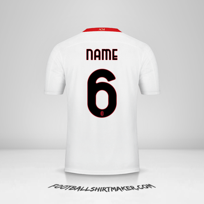 Jersey AC Milan 2020/21 Away -  name - 6