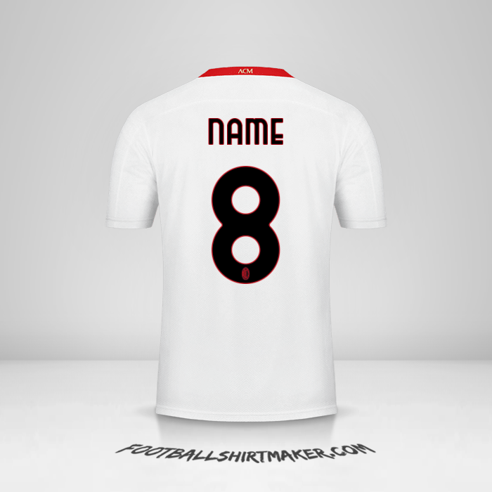 Jersey AC Milan 2020/21 Away -  name - 8
