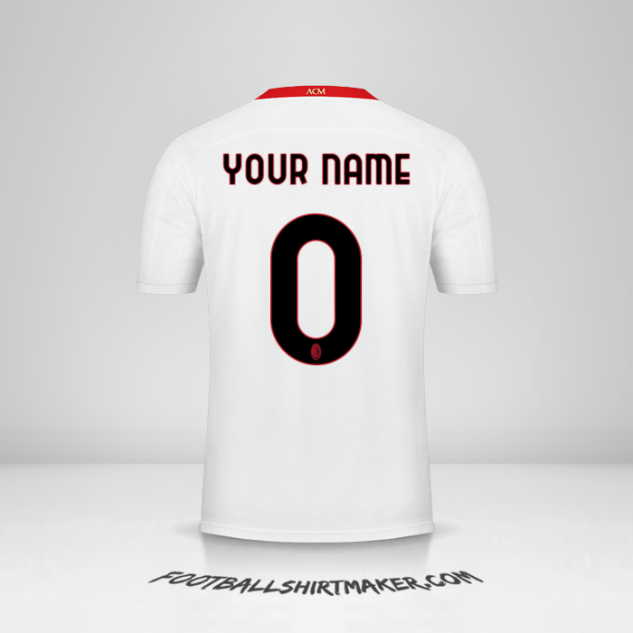 Jersey AC Milan 2020/21 II -  your name - 0